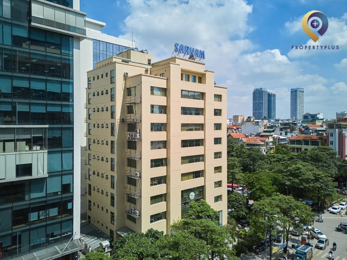 Tòa nhà San-Nam-Building với kiến trúc hiện đại nổi bật tại Quận Cầu Giấy, Hà Nội do Property Plus giới thiệu